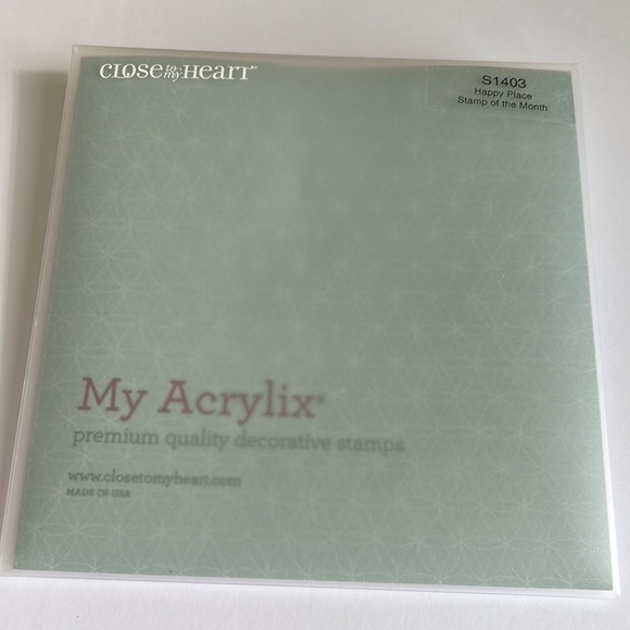 Retired CTMH stamps S1403 “Happy Place” - Picture 3 of 3